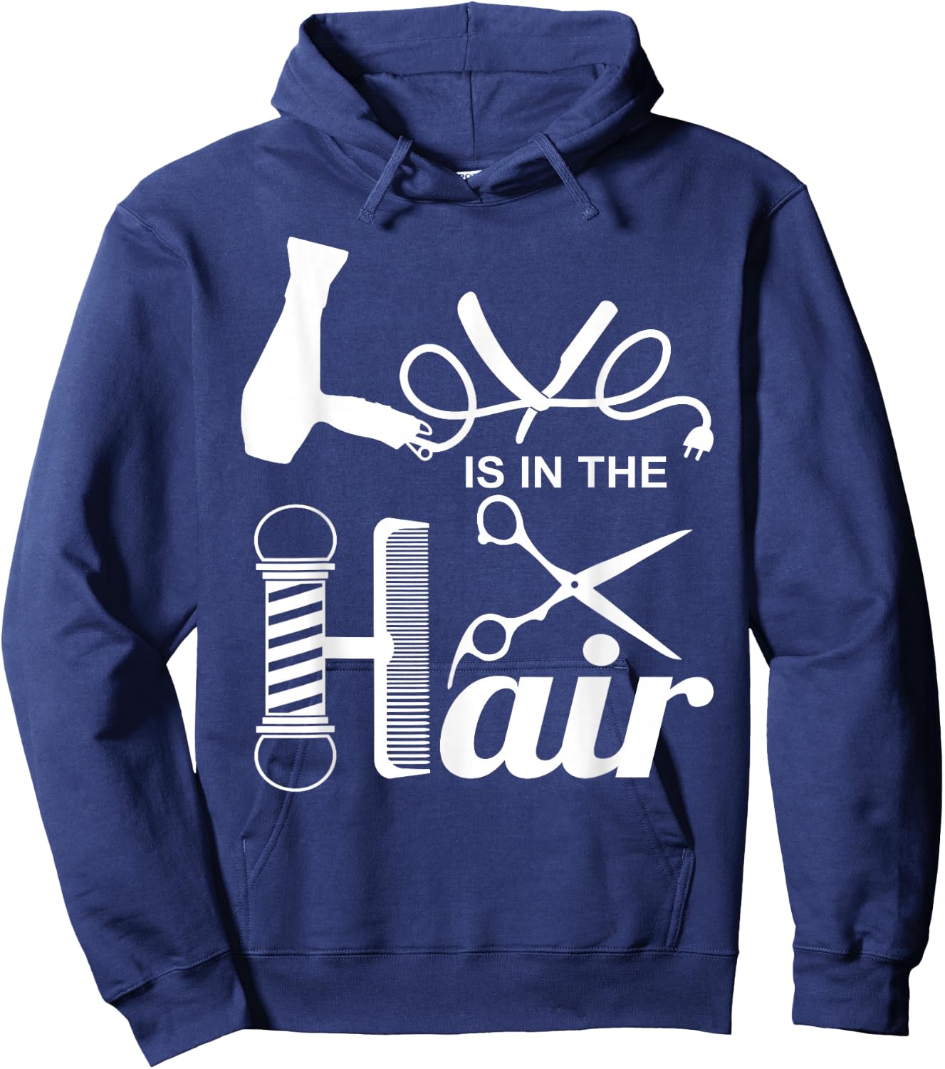 Hairstylist Hair Salon Cosmetology School Graduation Gift Hoodie - Hoodie | Navy