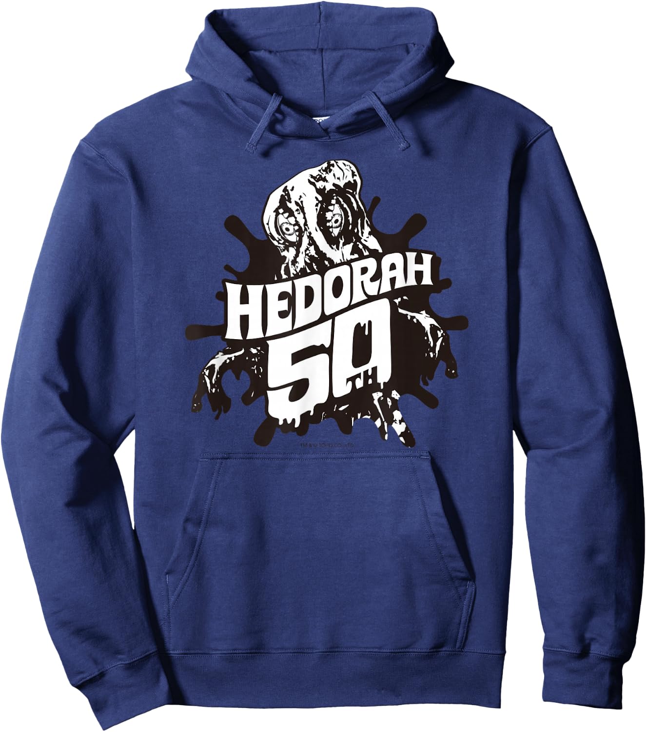 Godzilla Hedorah 50th Anniversary Black Line Art Hoodie - Hoodie | Navy