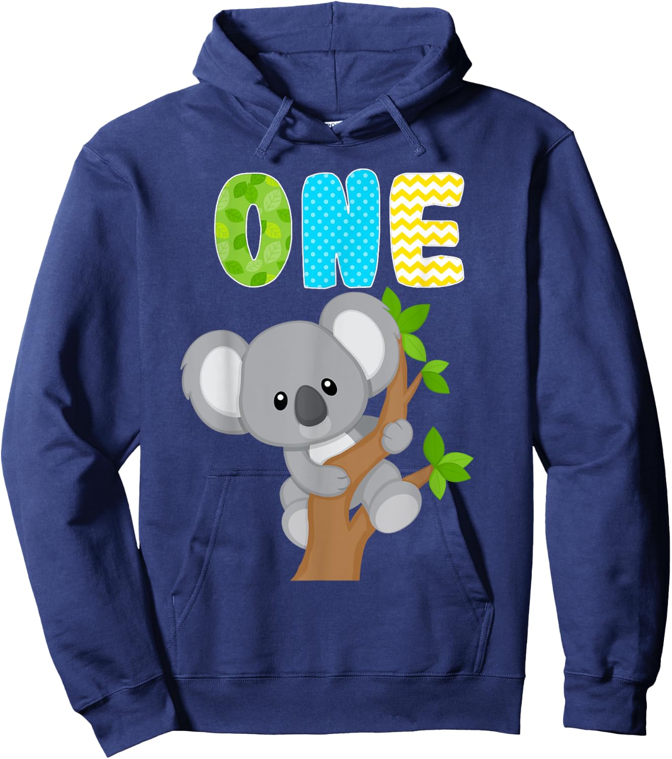 Koala Bear 1st Birthday 1 Year Old Birthday Boy Koalas Bday Hoodie - Hoodie | Navy