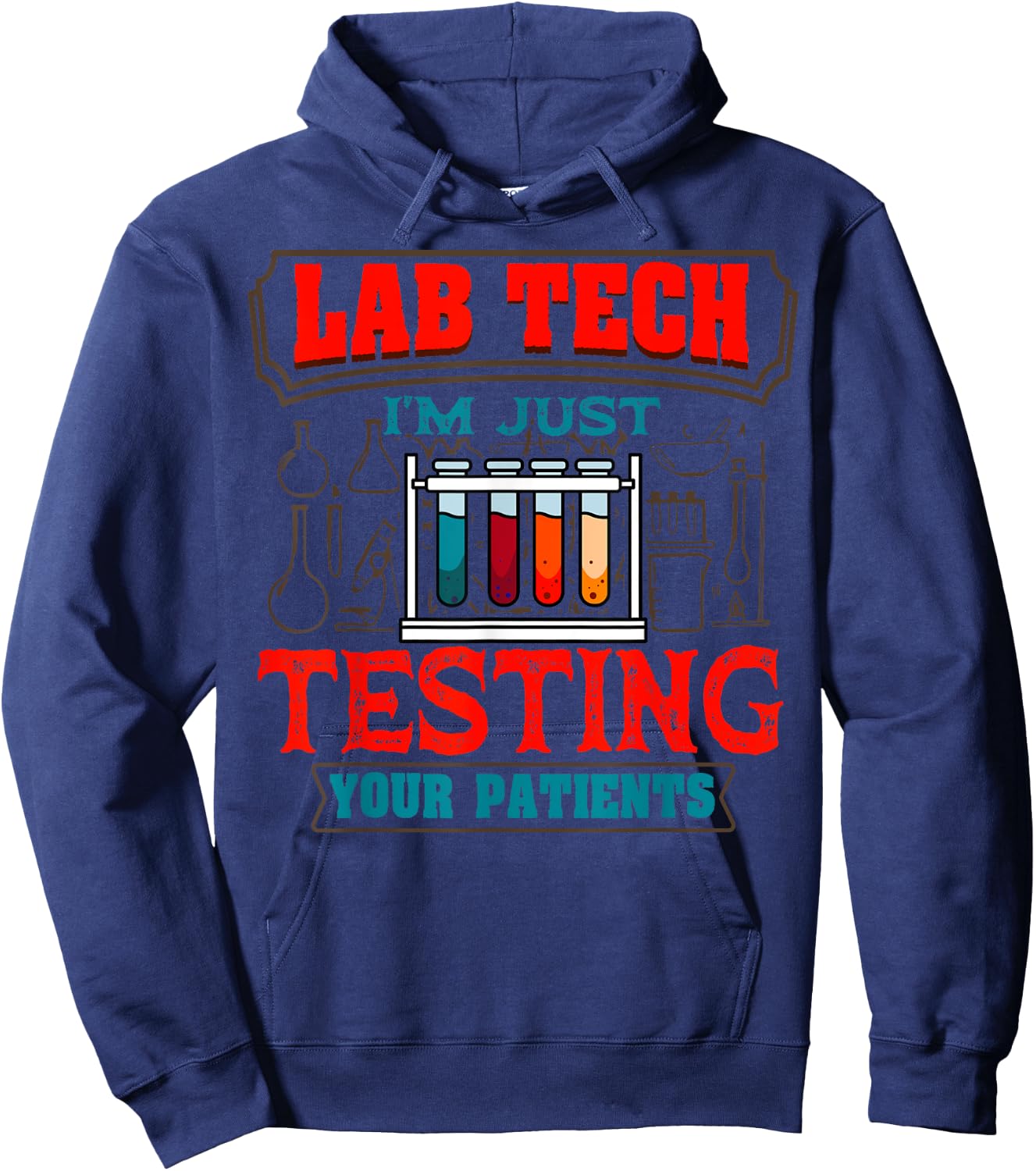 Lab Technician Laboratory Technologist Scientists Medical Hoodie - Hoodie | Navy