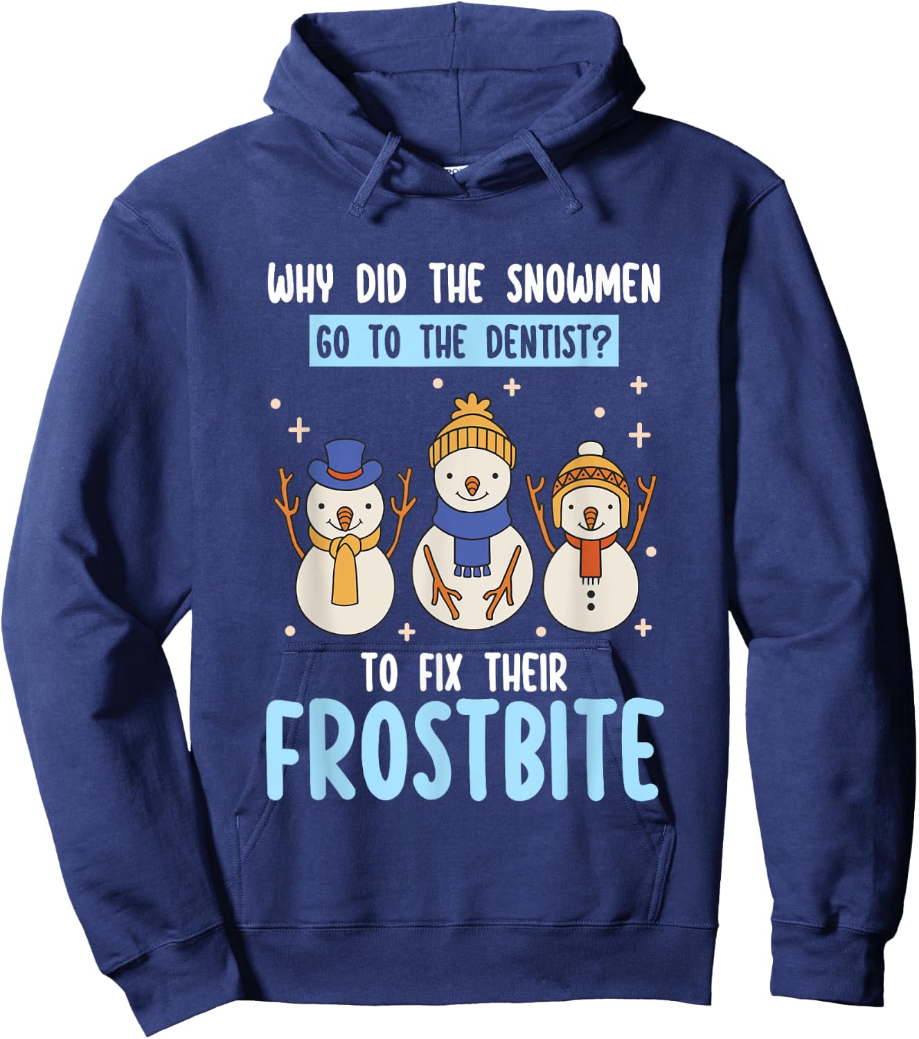 Holiday Dental Office Xmas Dentistry Funny Christmas Dentist Hoodie - Hoodie | Navy