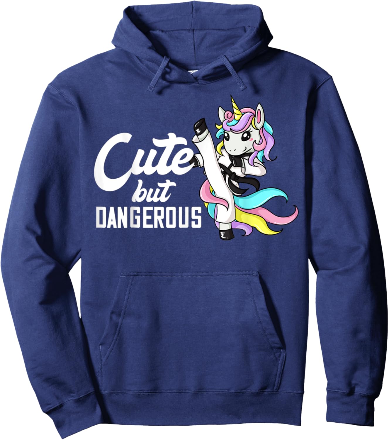 Cute But Dangerous Gift BJJ MMA Boxing Hoodie - Hoodie | Navy