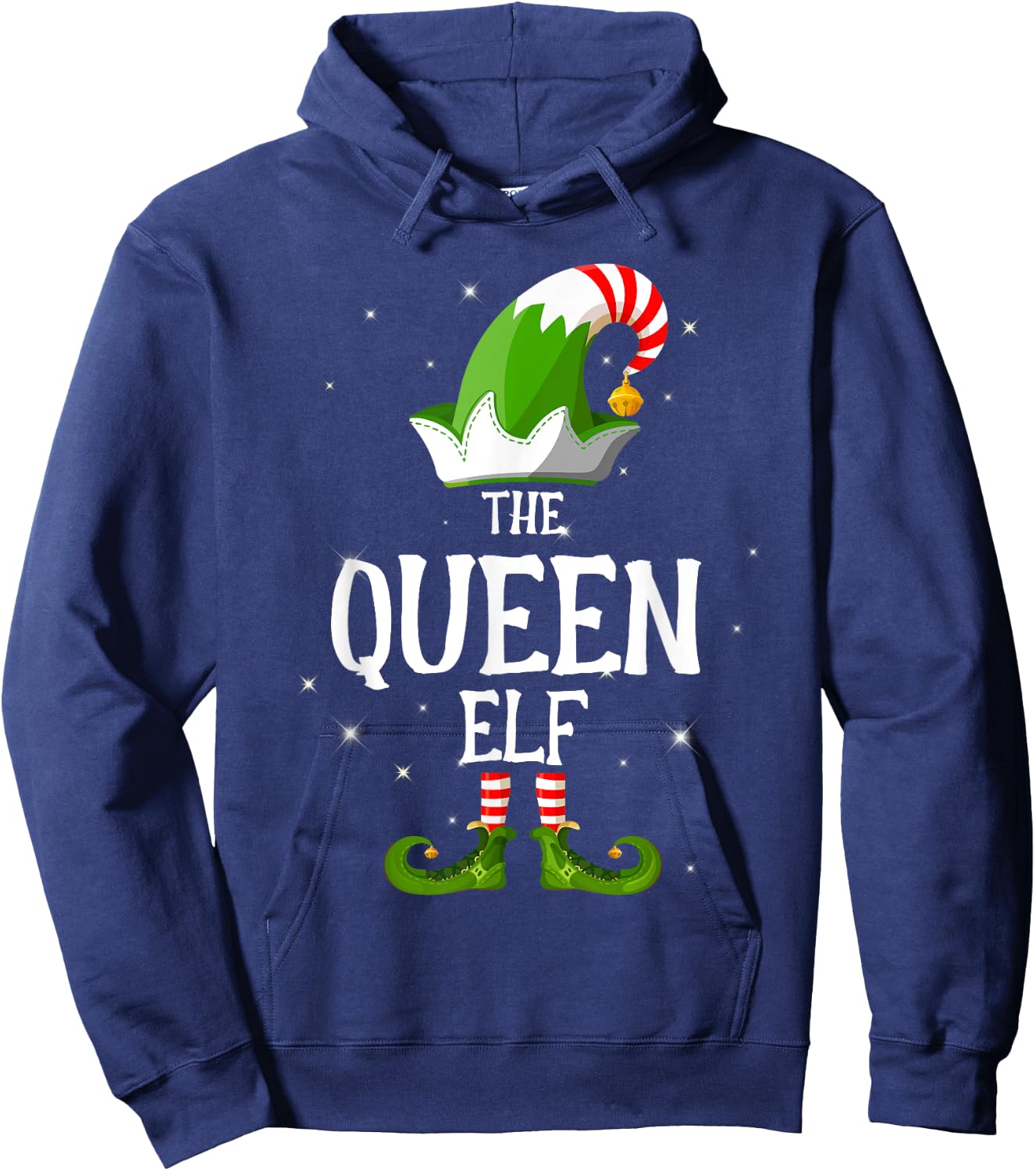 The Queen Elf Family Matching Group Christmas Hoodie - Hoodie | Navy