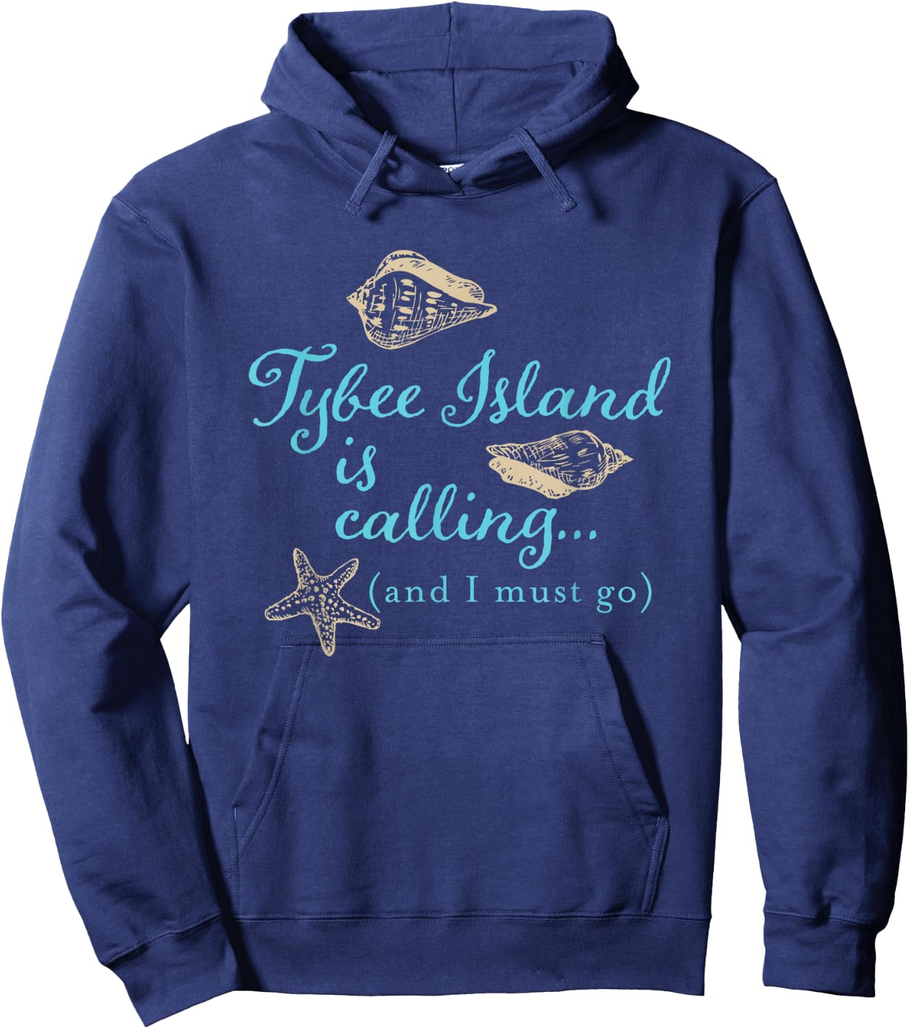 Tybee Island Georgia is calling Hoodie - Hoodie | Navy
