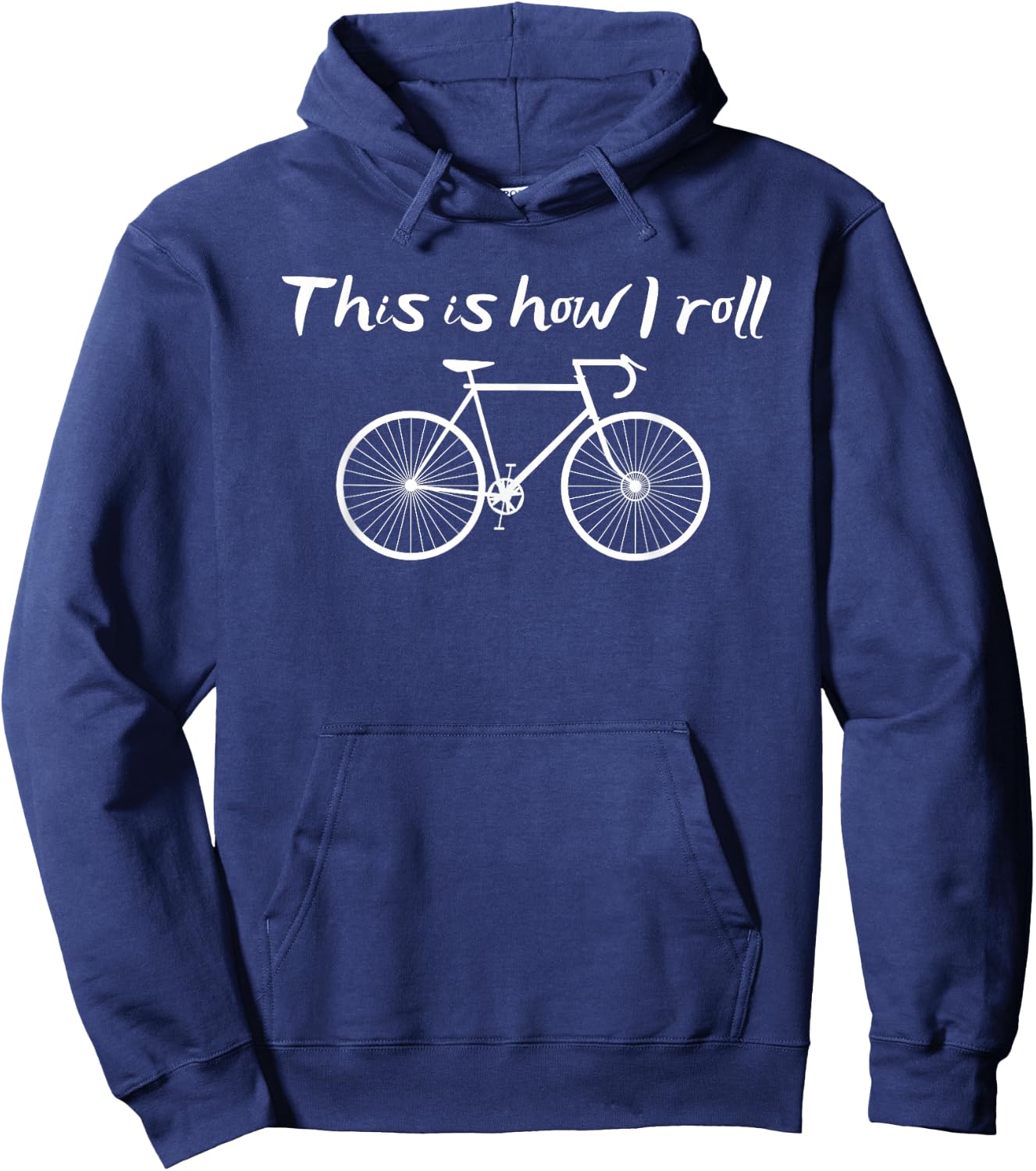 This Is How I Roll Cycling Hoodie - Hoodie | Navy