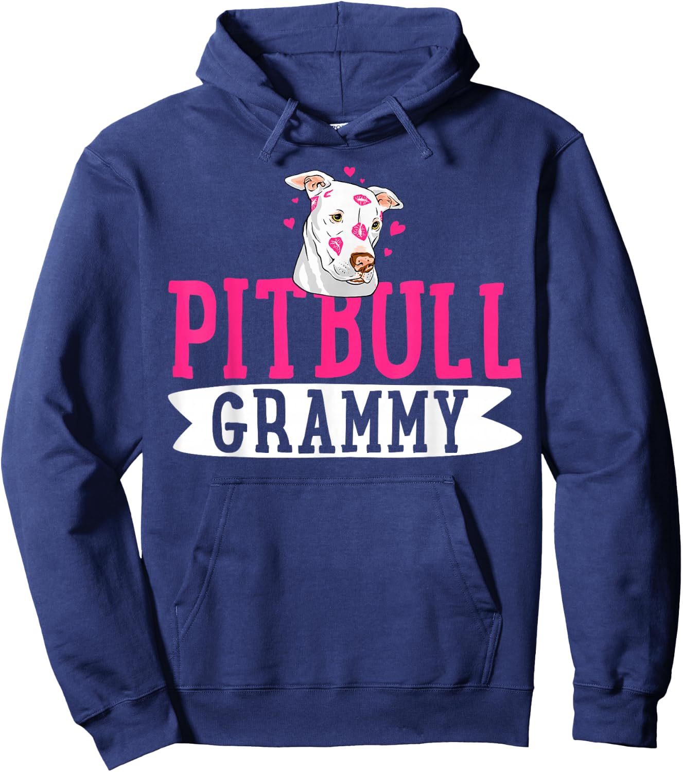 Pitbull Grammy Pit Bull Terrier Dog Pibble Mother's Day Hoodie - Hoodie | Navy