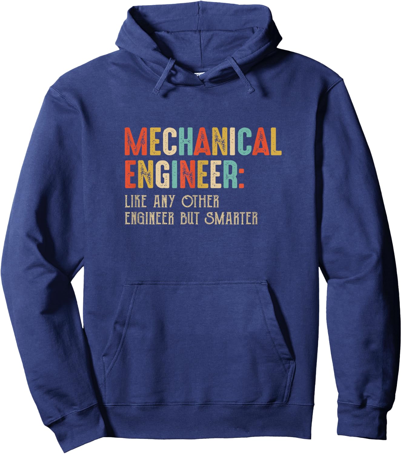 Funny Mechanical Engineer Engineering Students Vintage Hoodie - Hoodie | Navy