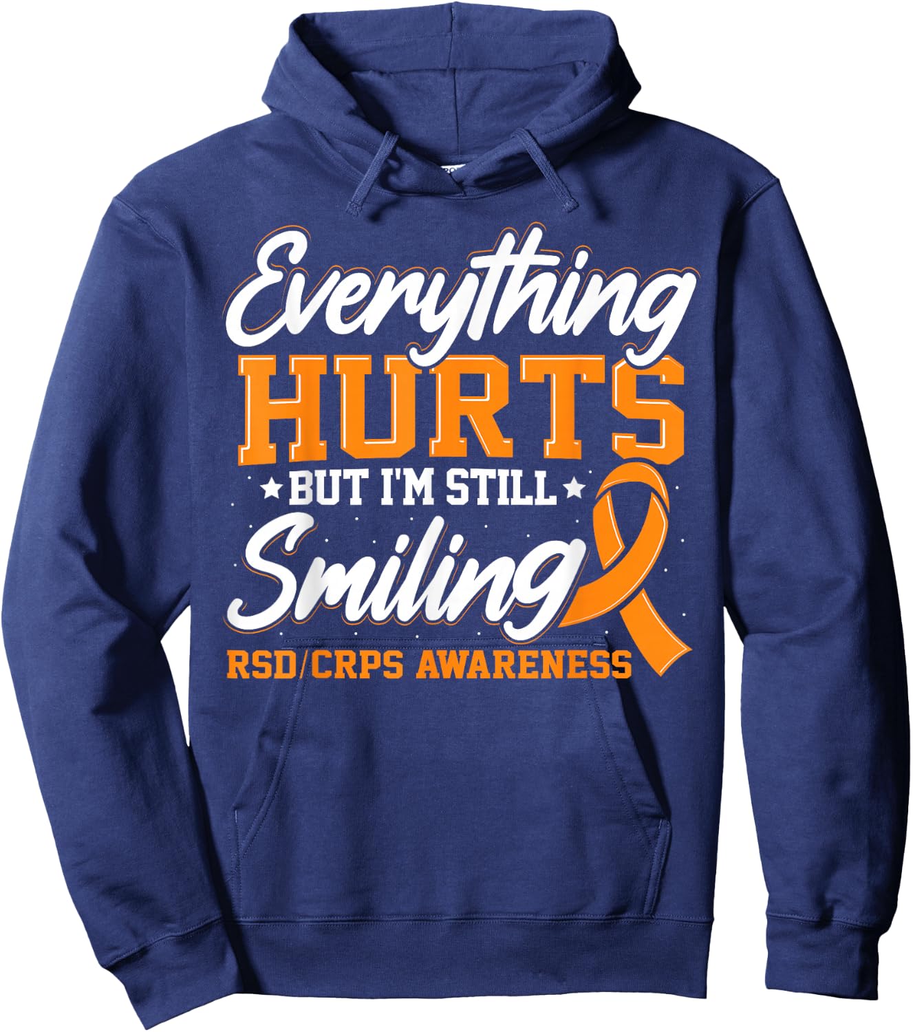 CRPS Complex Regional Pain Syndrome Awareness Novelty Hoodie - Hoodie | Navy