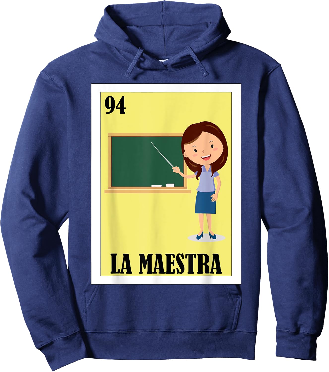 Funny Mexican Design for Teachers - La Maestra Hoodie - Hoodie | Navy