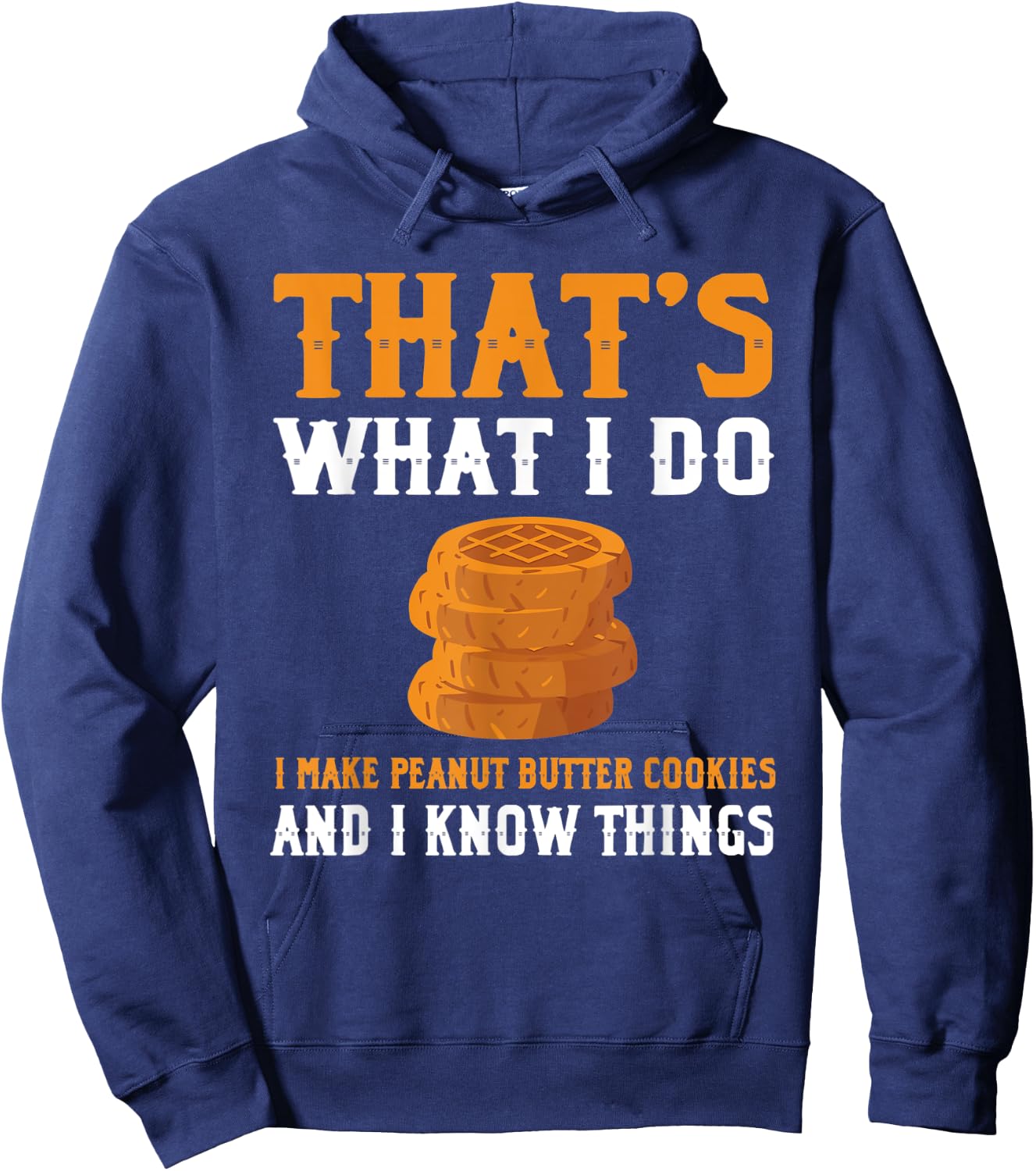 Cool Peanut Butter Cookies Apparel Christmas Cookie Hoodie - Hoodie | Navy