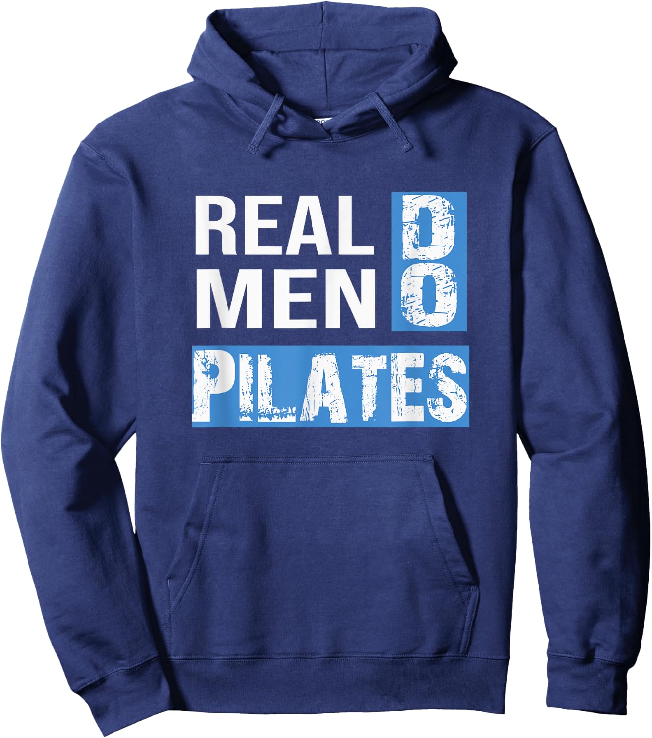 Funny Real Men Do Pilates Fitness Hoodie - Hoodie | Navy
