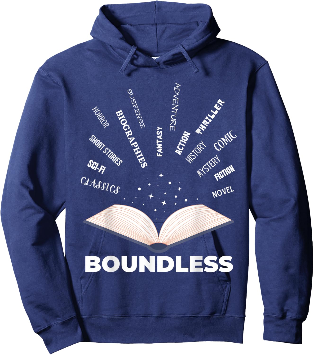 ELA Teacher Literary Genre English Language Arts Teacher Hoodie - Hoodie | Navy