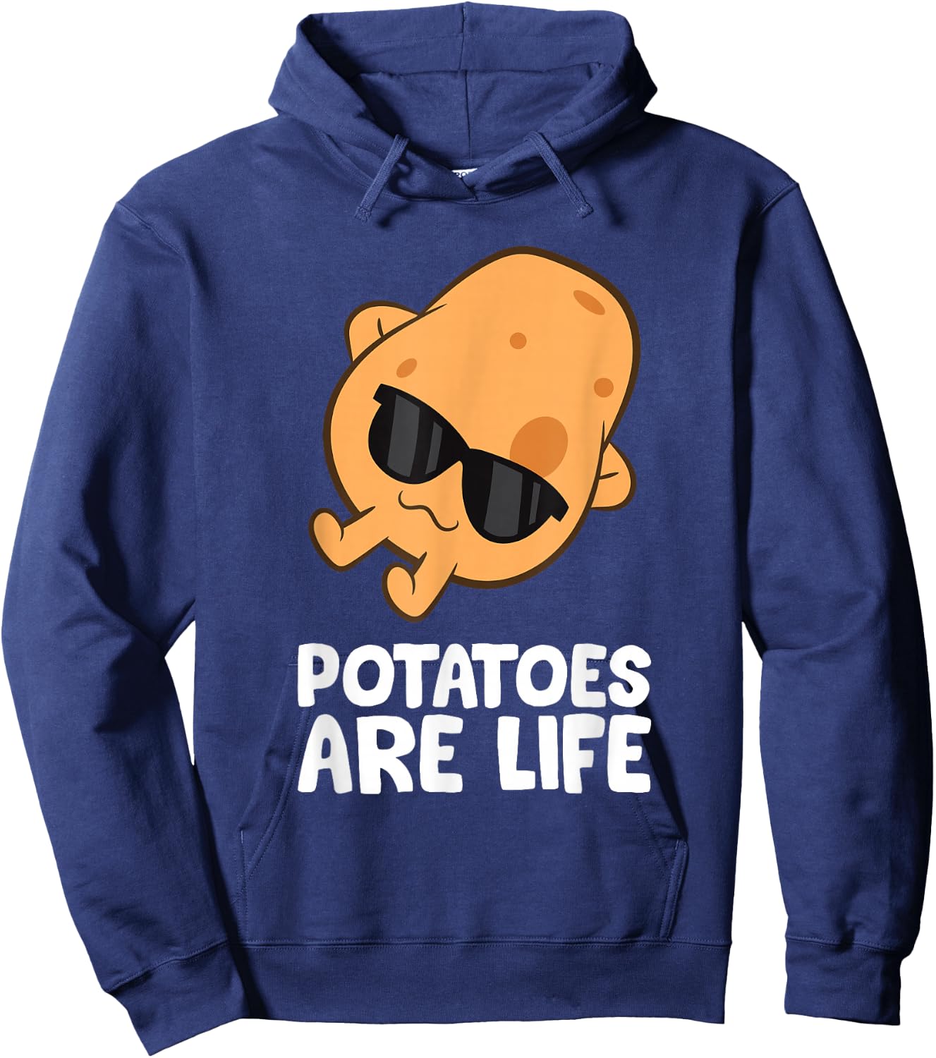 Potatoes Are Life Love Potatoes Hoodie - Hoodie | Navy