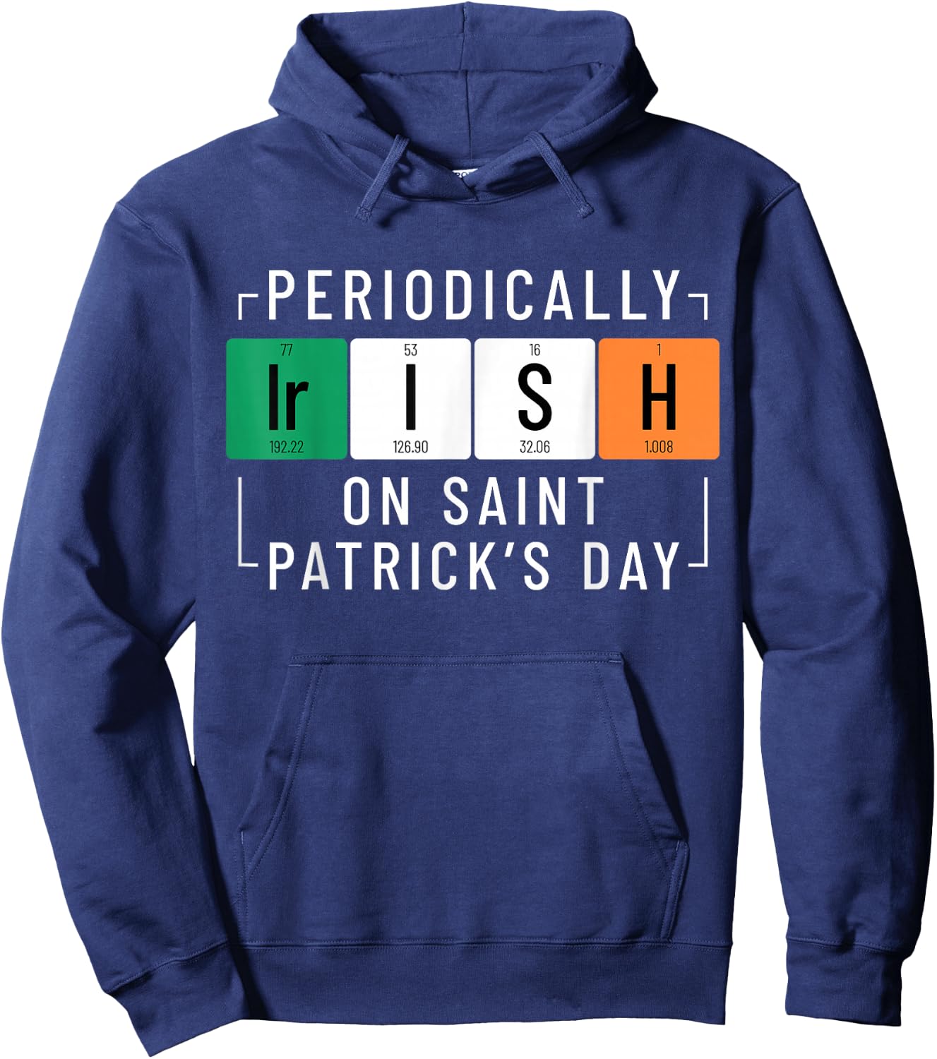 Chemistry St. Patricks Day Scientist Chemist Hoodie - Hoodie | Navy