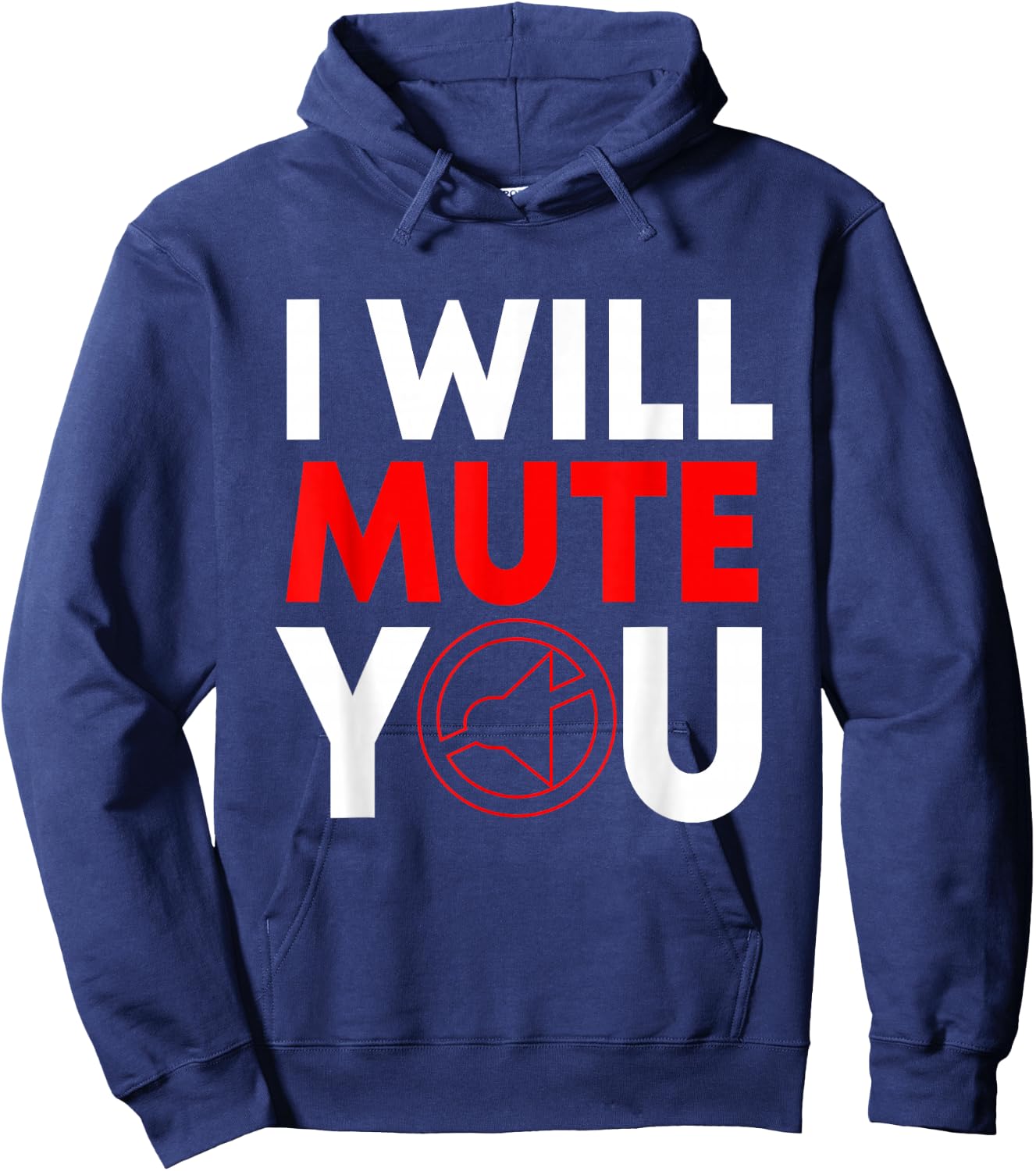 I Will Mute You Audio Sound Engineer Recording Editor Hoodie - Hoodie | Navy