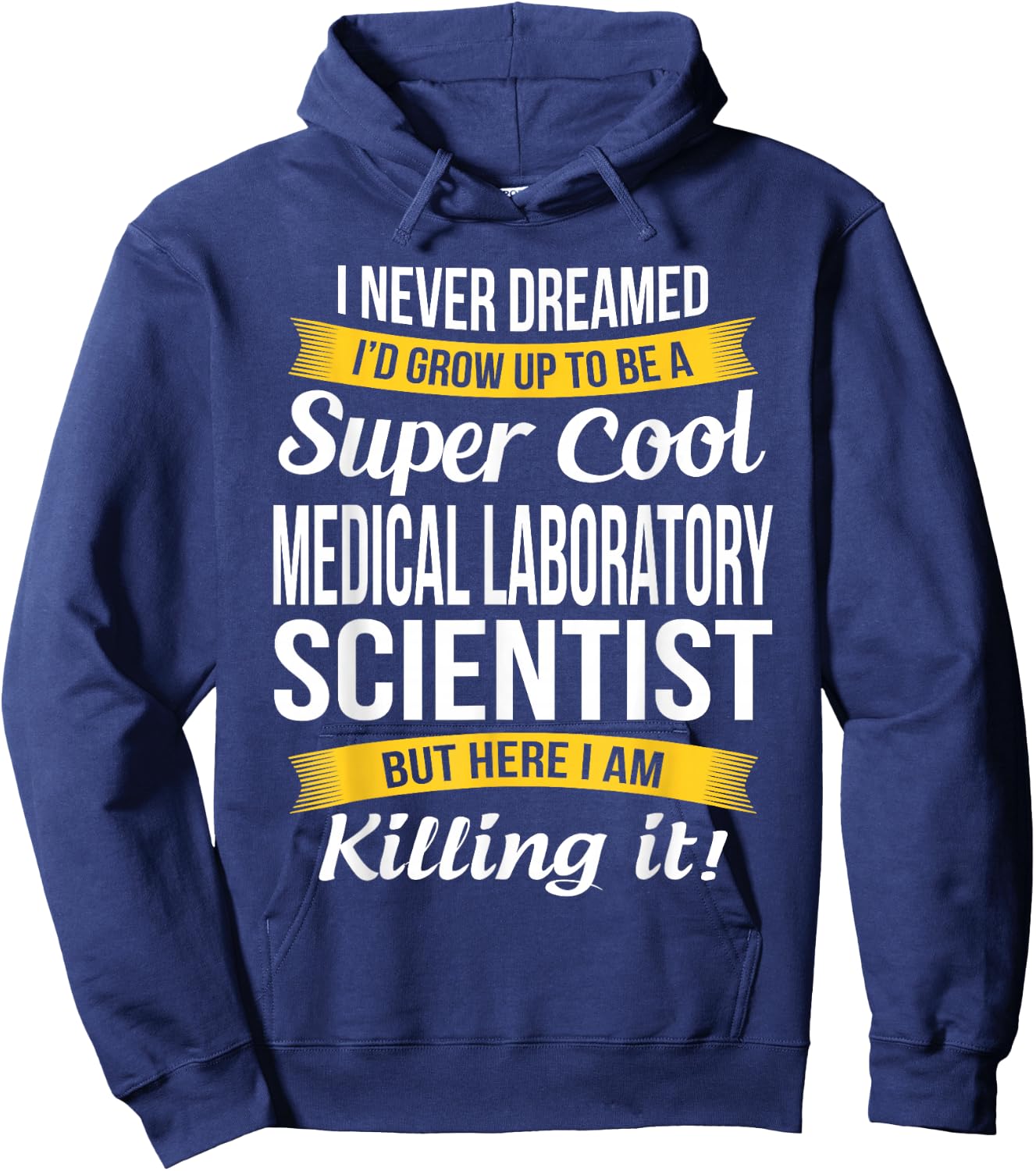 Medical Laboratory Scientist Gifts for Medical Lab Tech Hoodie - Hoodie | Navy