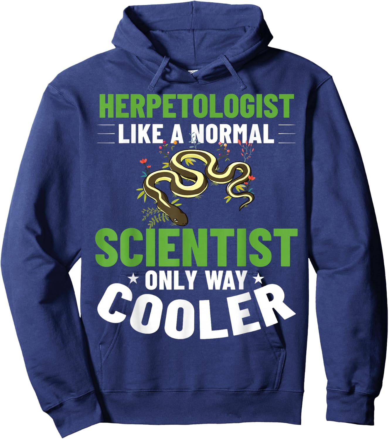Herpetology Herping Amphibians Reptile Herpetologist Hoodie - Hoodie | Navy