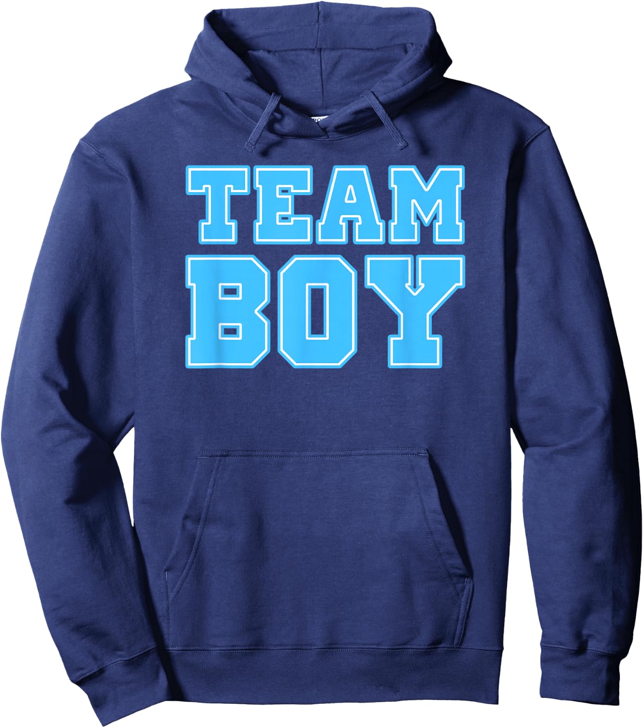 TEAM BOY Baby Shower Gender Reveal Shirts Women Men T Shirt Hoodie - Hoodie | Navy