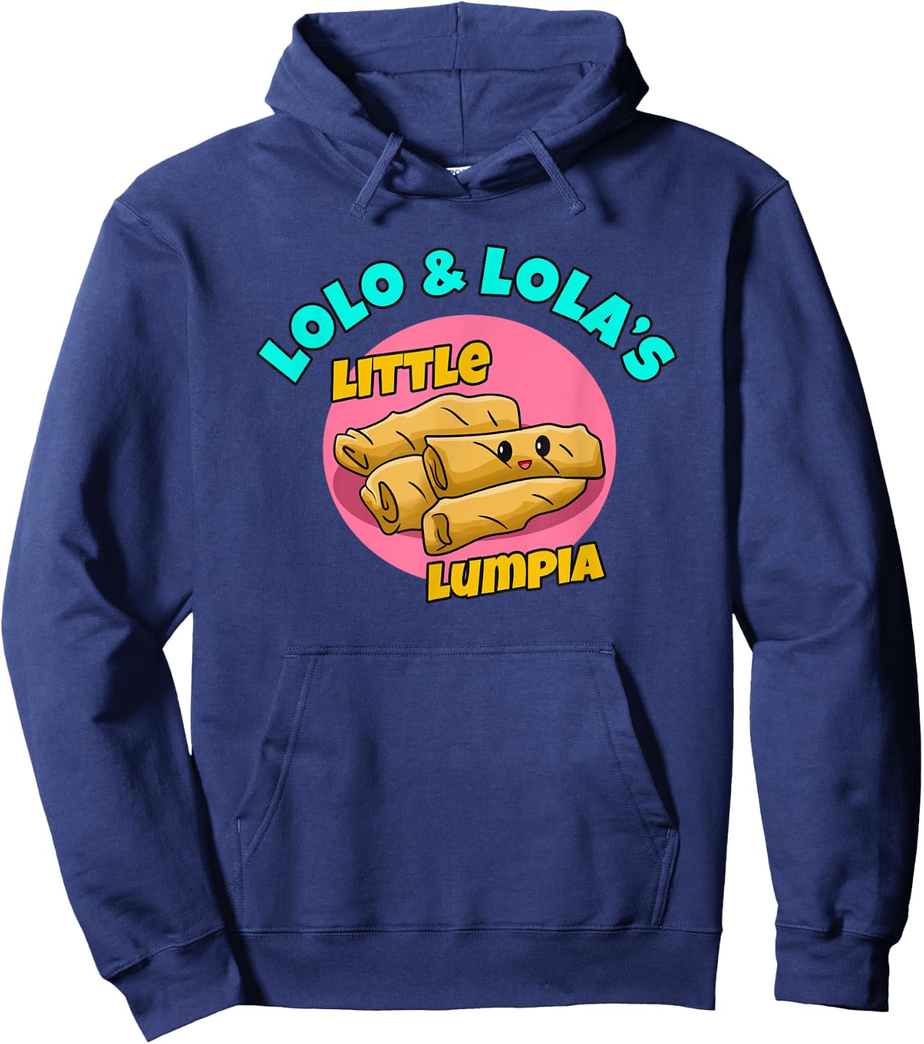Philippines Spring Rolls Filipino Filipina Lumpia Lola Lolo Hoodie - Hoodie | Navy