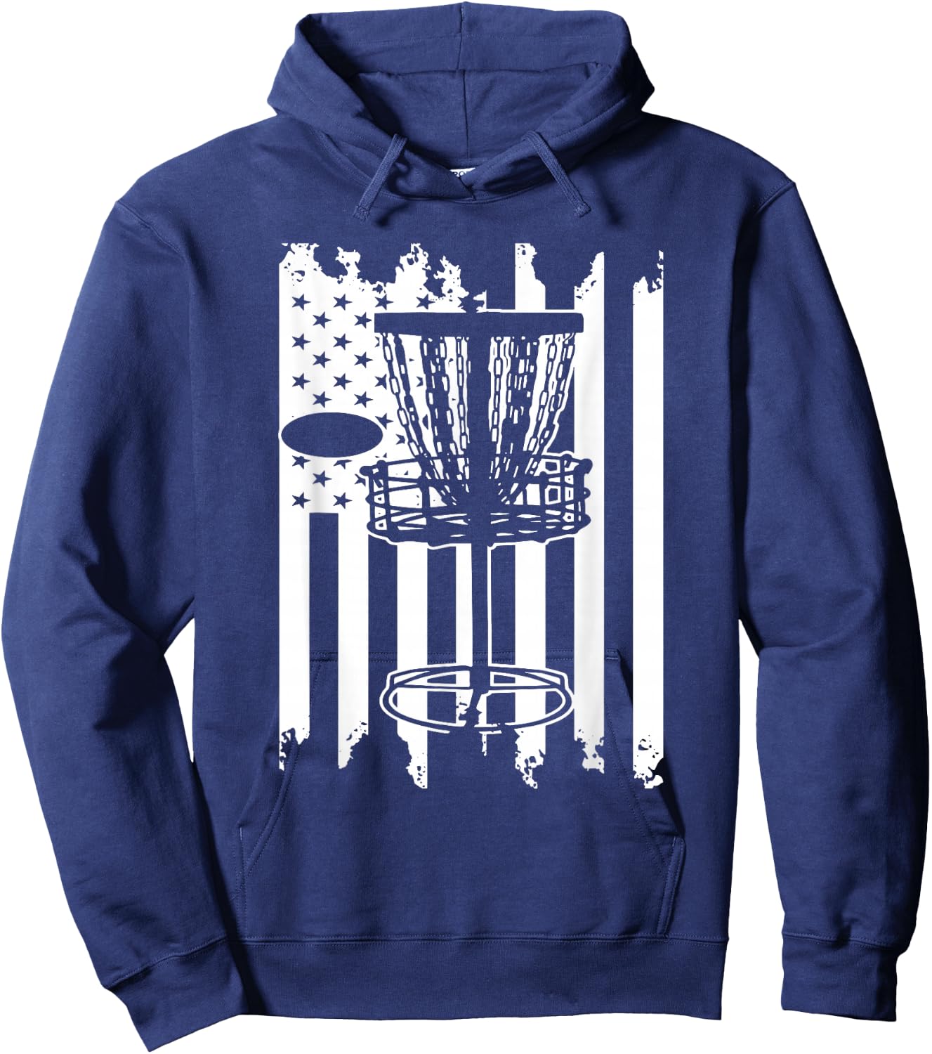 Disc Golf USA Flag Hoodie - Hoodie | Navy