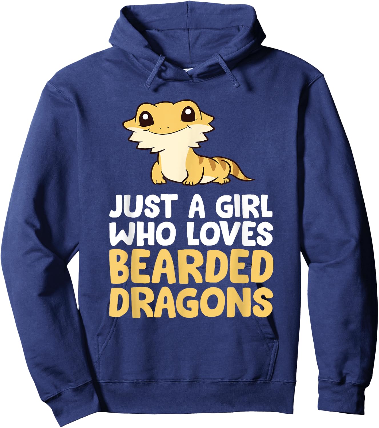 Just a Girl Who Loves Bearded Dragons Hoodie - Hoodie | Navy