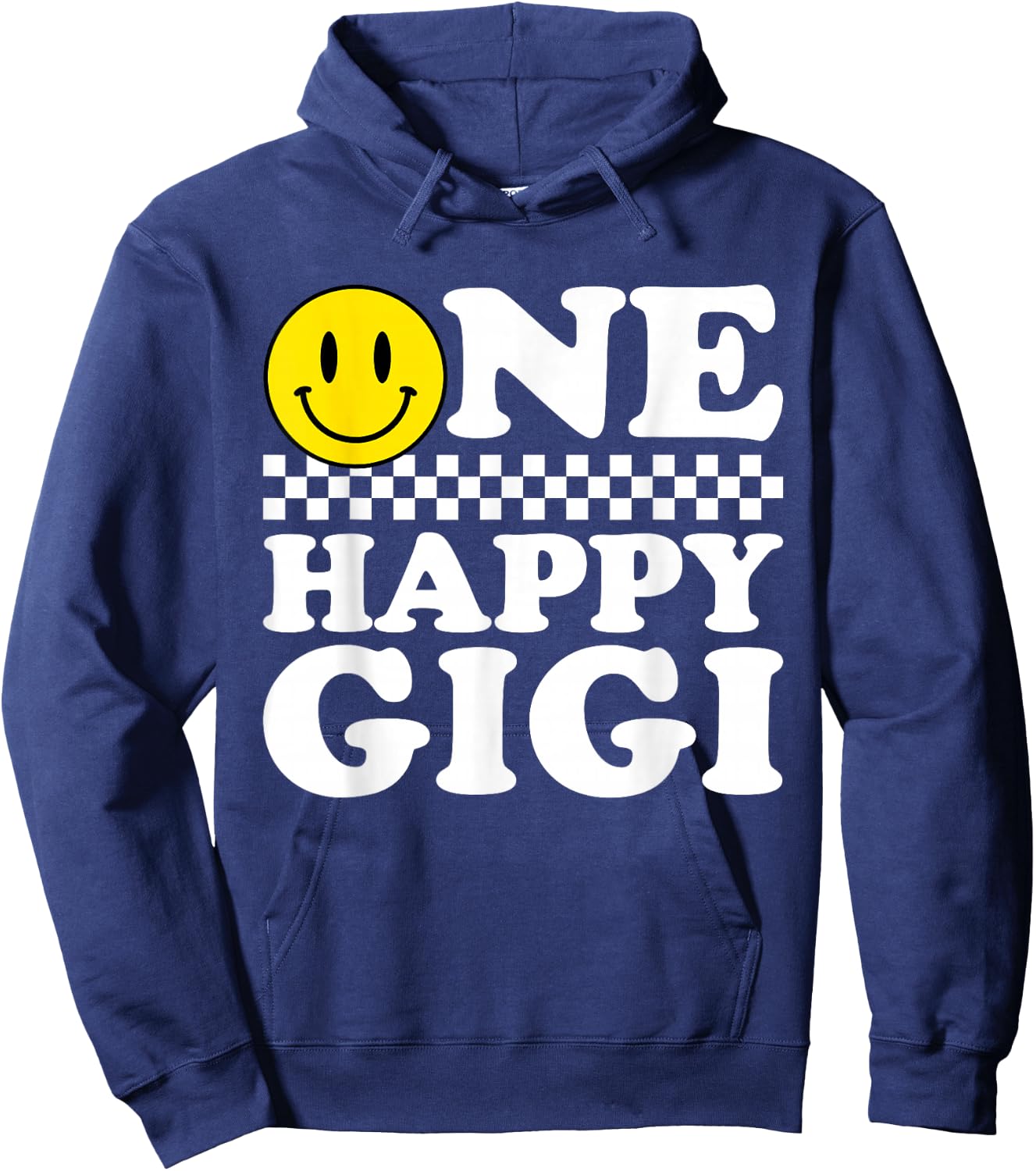 One Happy Dude Gigi 1st Birthday Family Matching Hoodie - Hoodie | Navy