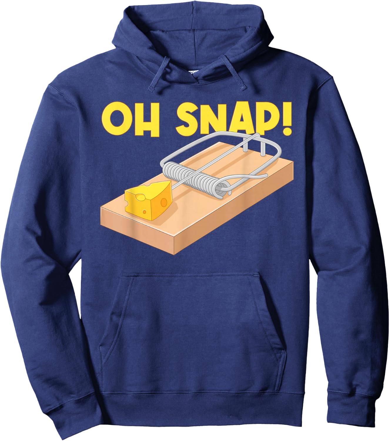 Oh Snap! Mouse Trap Cheese Hoodie - Hoodie | Navy