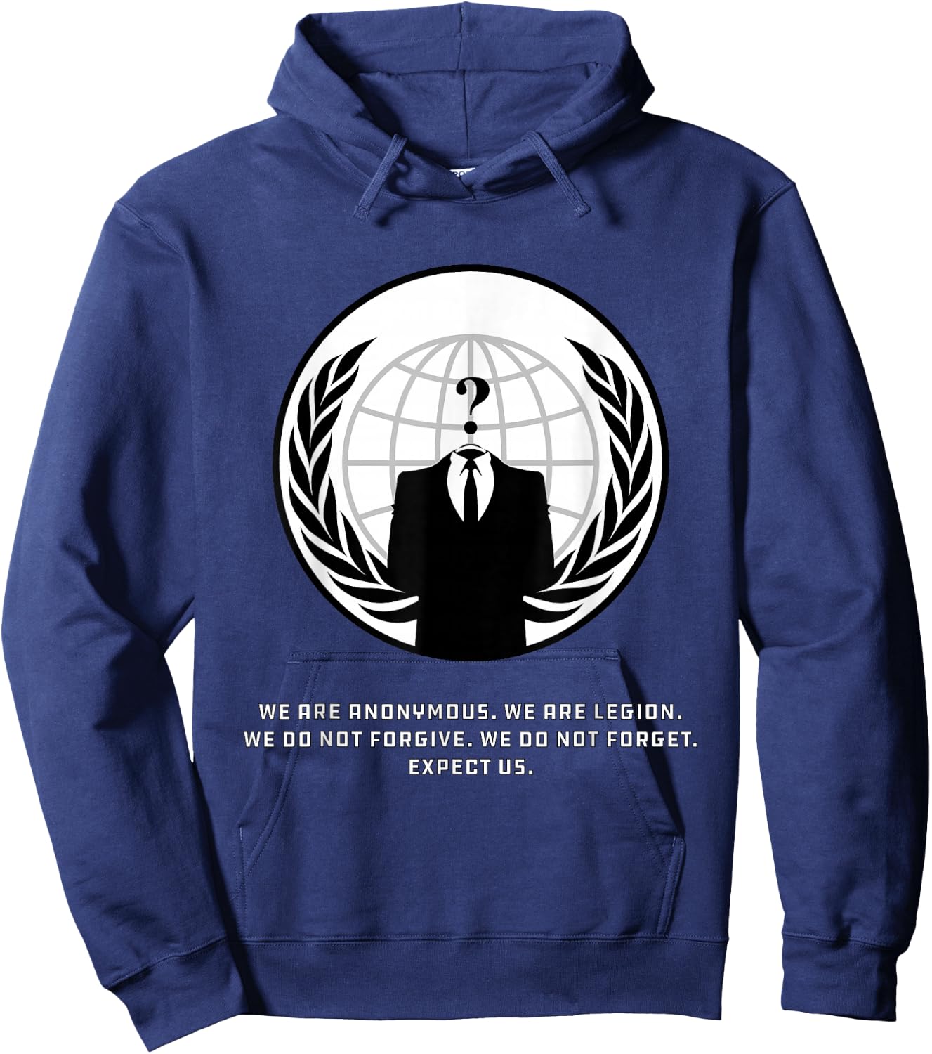 Anonymous Hacker Culture | Anonymous Hacker Culture Hoodie - Hoodie | Navy