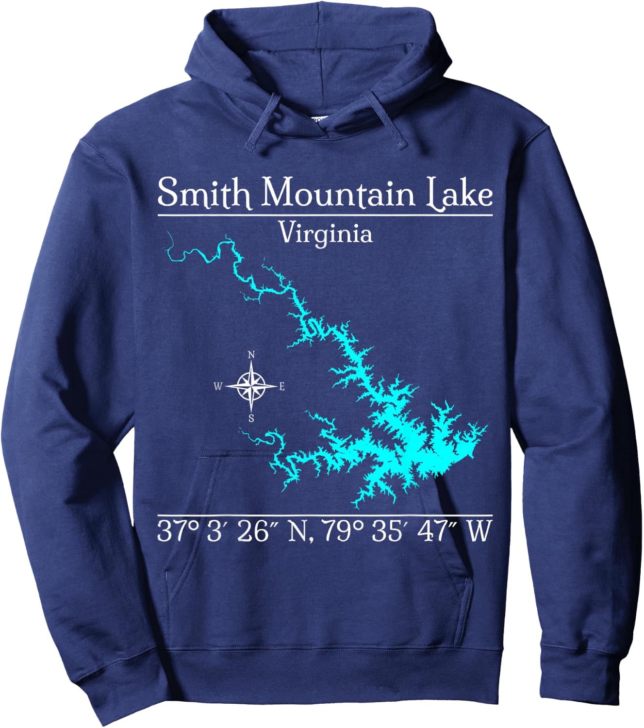 Smith Mountain Lake Hoodie - Hoodie | Navy