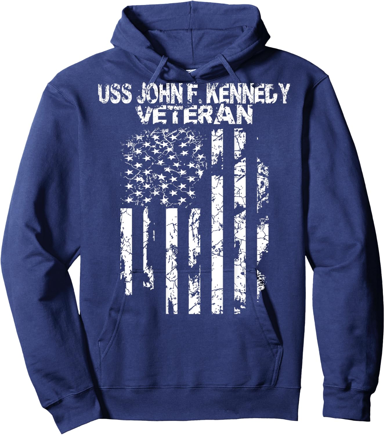 USS John F Kennedy Military Hoodie - Hoodie | Navy