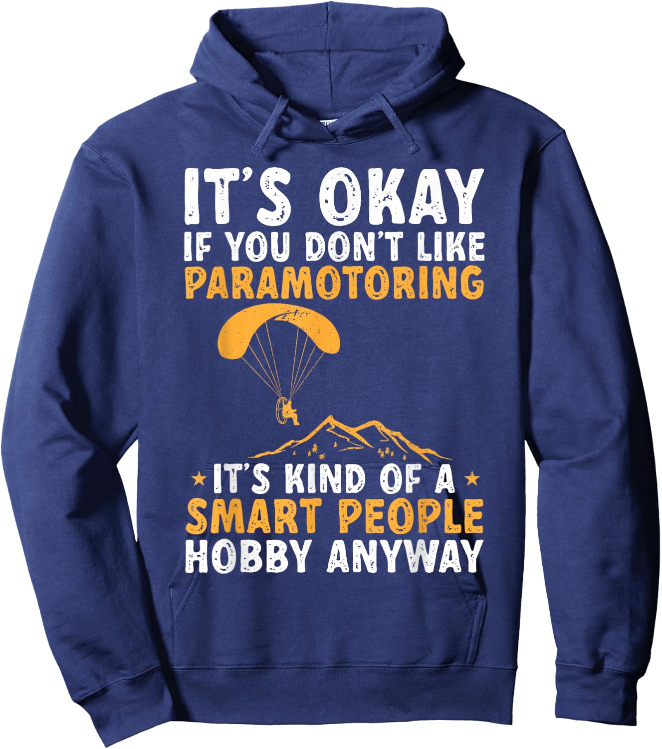 Paramotor PPG Smart People Paramotoring Powered Paraglider Hoodie - Hoodie | Navy