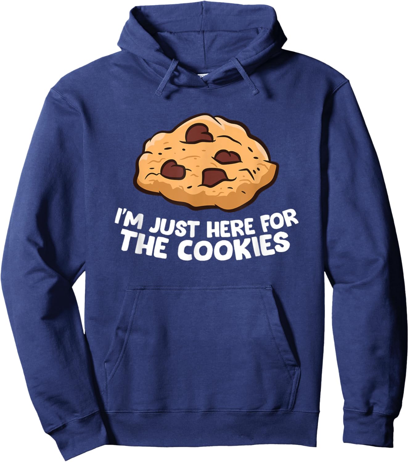 I'm Just Here For The Cookies Funny Christmas Cookies Hoodie - Hoodie | Navy