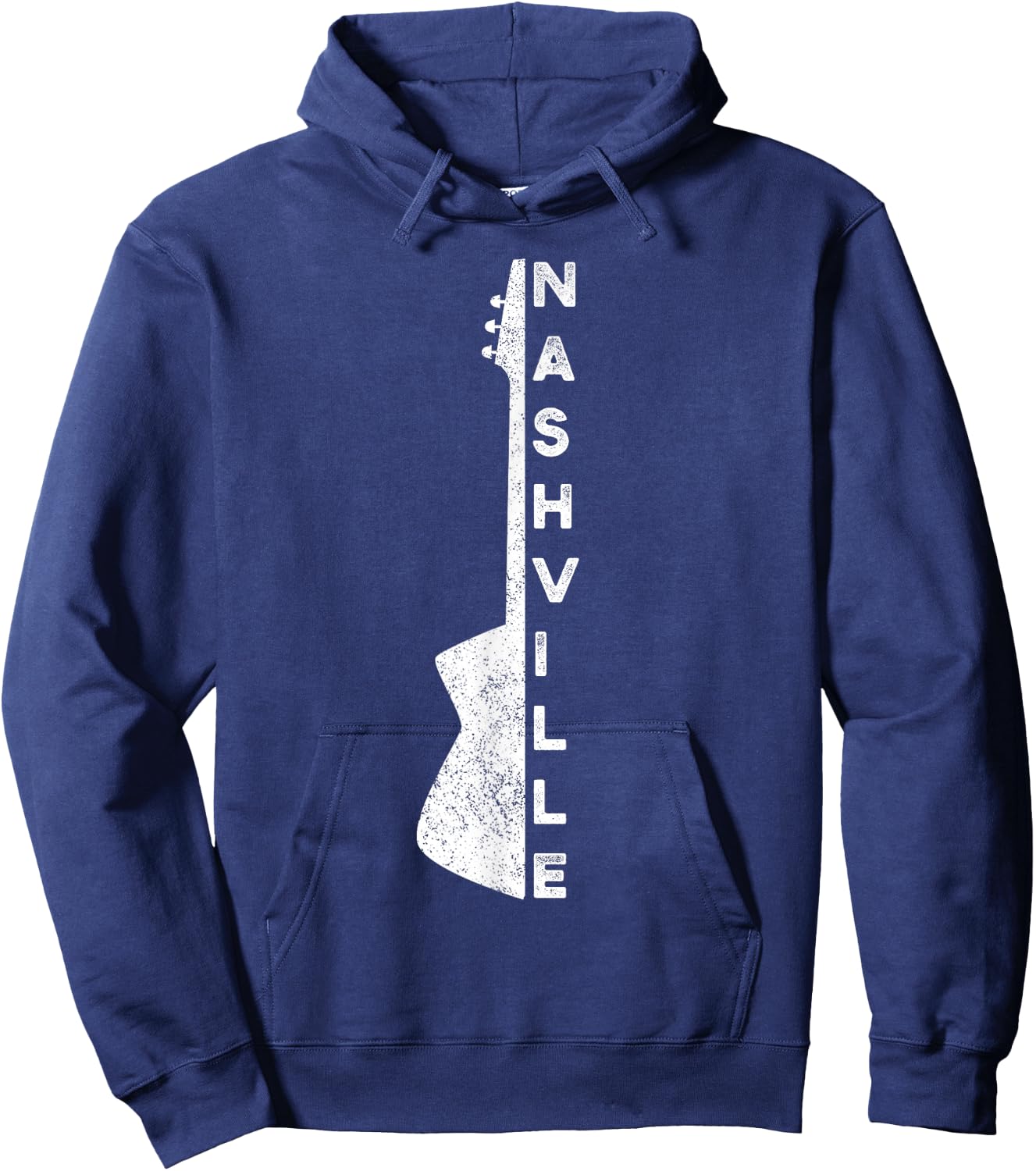 Nashville Guitar Country Music Lovers Gifts For Fathers Day Hoodie - Hoodie | Navy