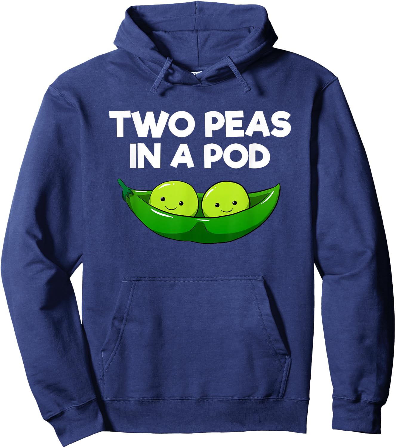 Two Peas In A Pod Twins Parents Couples Partner Friends Hoodie - Hoodie | Navy