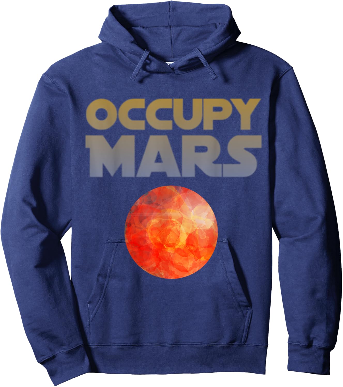 Occupy Mars Mission to Space Hoodie - Hoodie | Navy