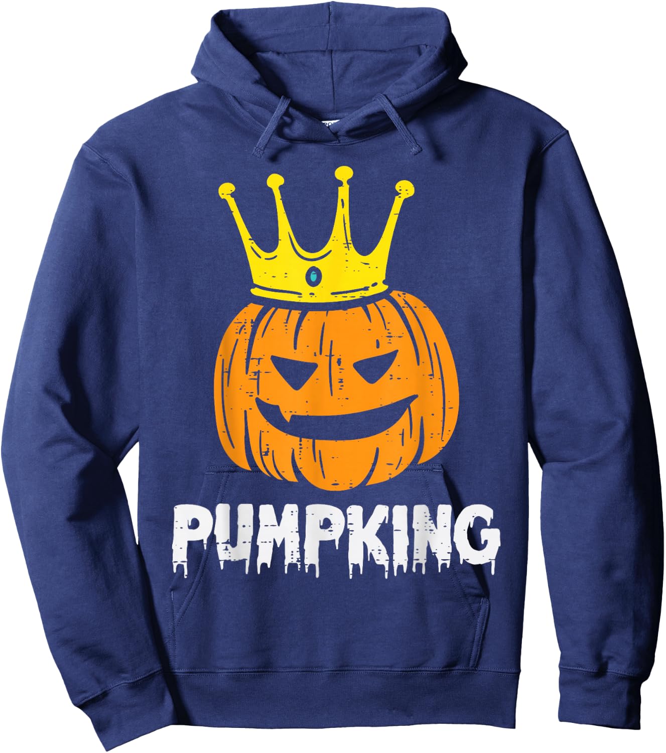 Pumpking Pumpkin Matching Halloween Couples Him And Her Men Hoodie - Hoodie | Navy