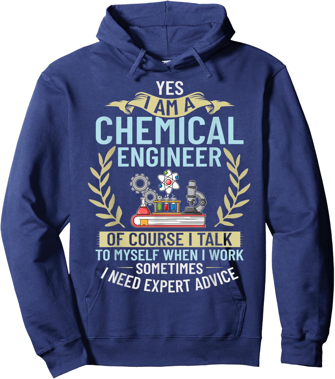 Chemical Engineer Chemistry Engineering Science Student Hoodie - Hoodie | Navy