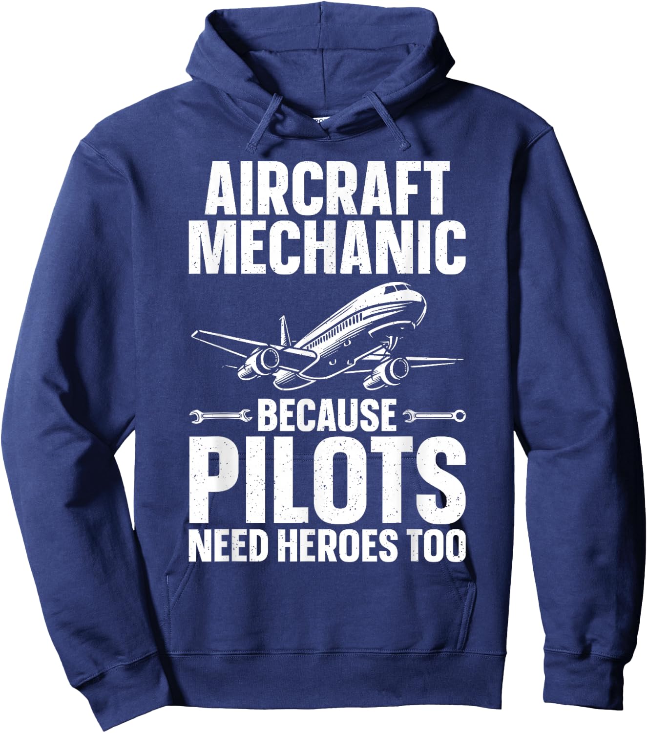 Cool Aircraft Mechanic Art Women Aircraft Technician Hoodie - Hoodie | Navy