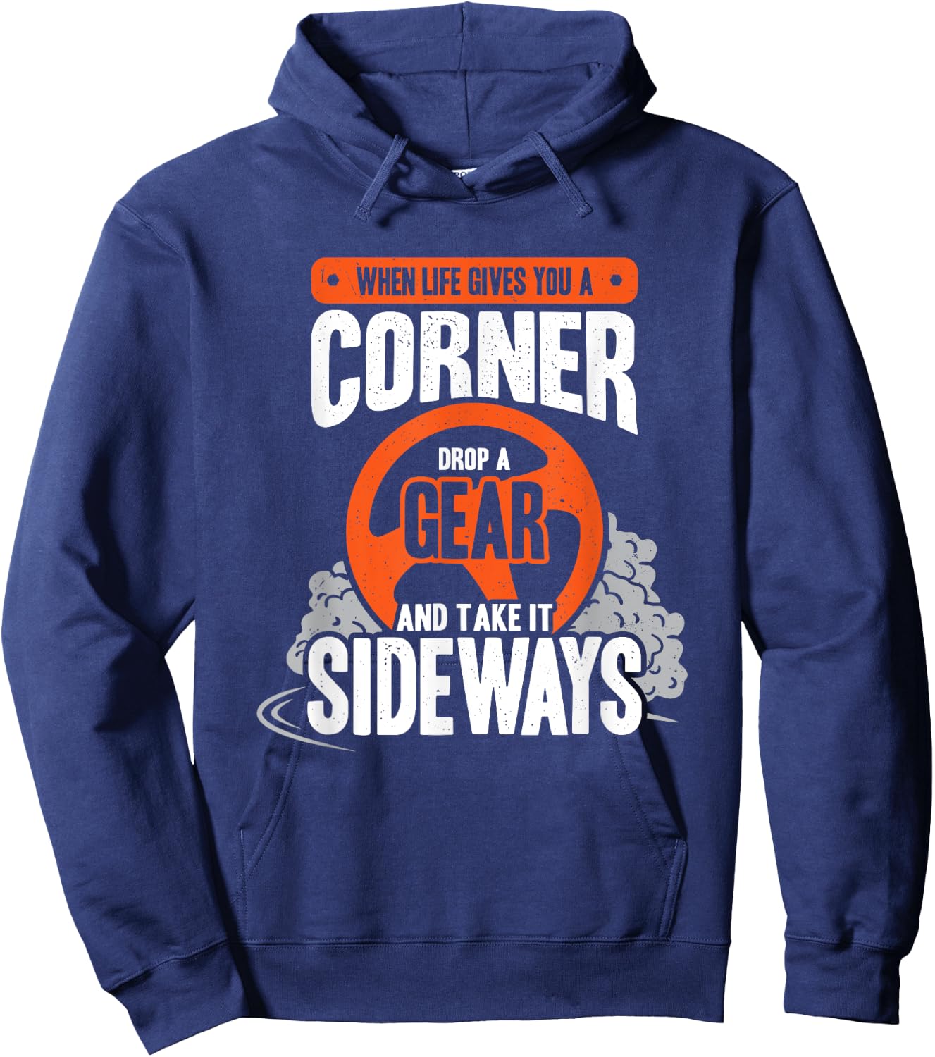 Drifting Competition Design for a Drift Race Car Driver Hoodie - Hoodie | Navy