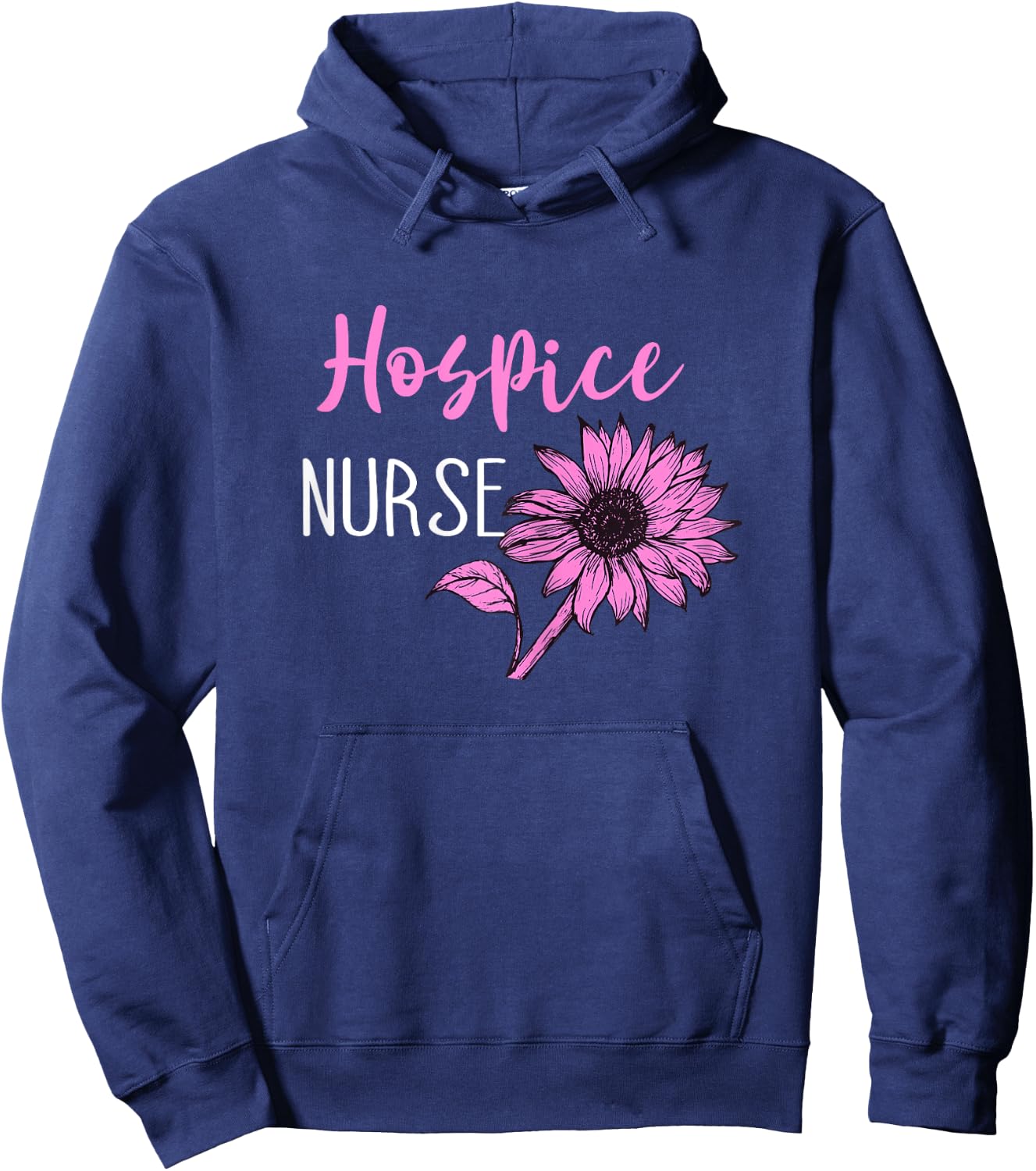 Hospice Work Medical Hospice Nurse Life Terminal Care Hoodie - Hoodie | Navy