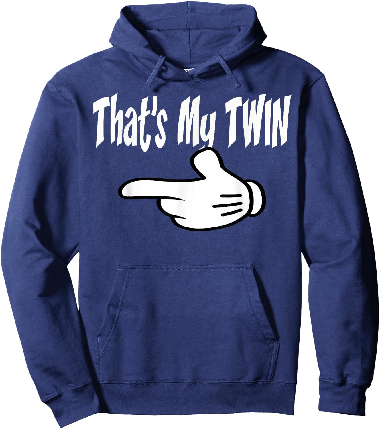 Twin Thats My Twin Left Hand Twins T Shirt Hoodie - Hoodie | Navy