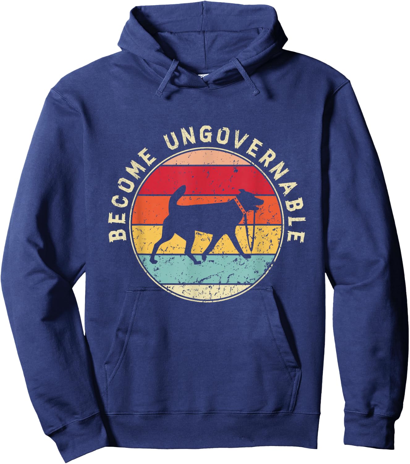 Become Ungovernable Dog Hoodie - Hoodie | Navy