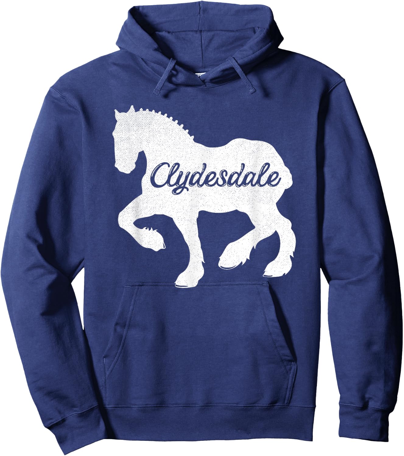 Clydesdale Shirt Clydesdale Rider Giant Feet Horse Hoodie - Hoodie | Navy