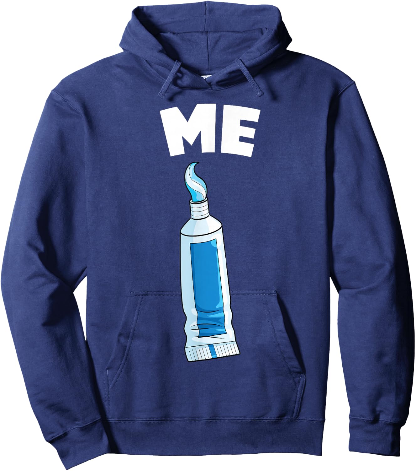 Toothpaste - Me - Costume - 2 of 2 Best Friends Matching Hoodie - Hoodie | Navy