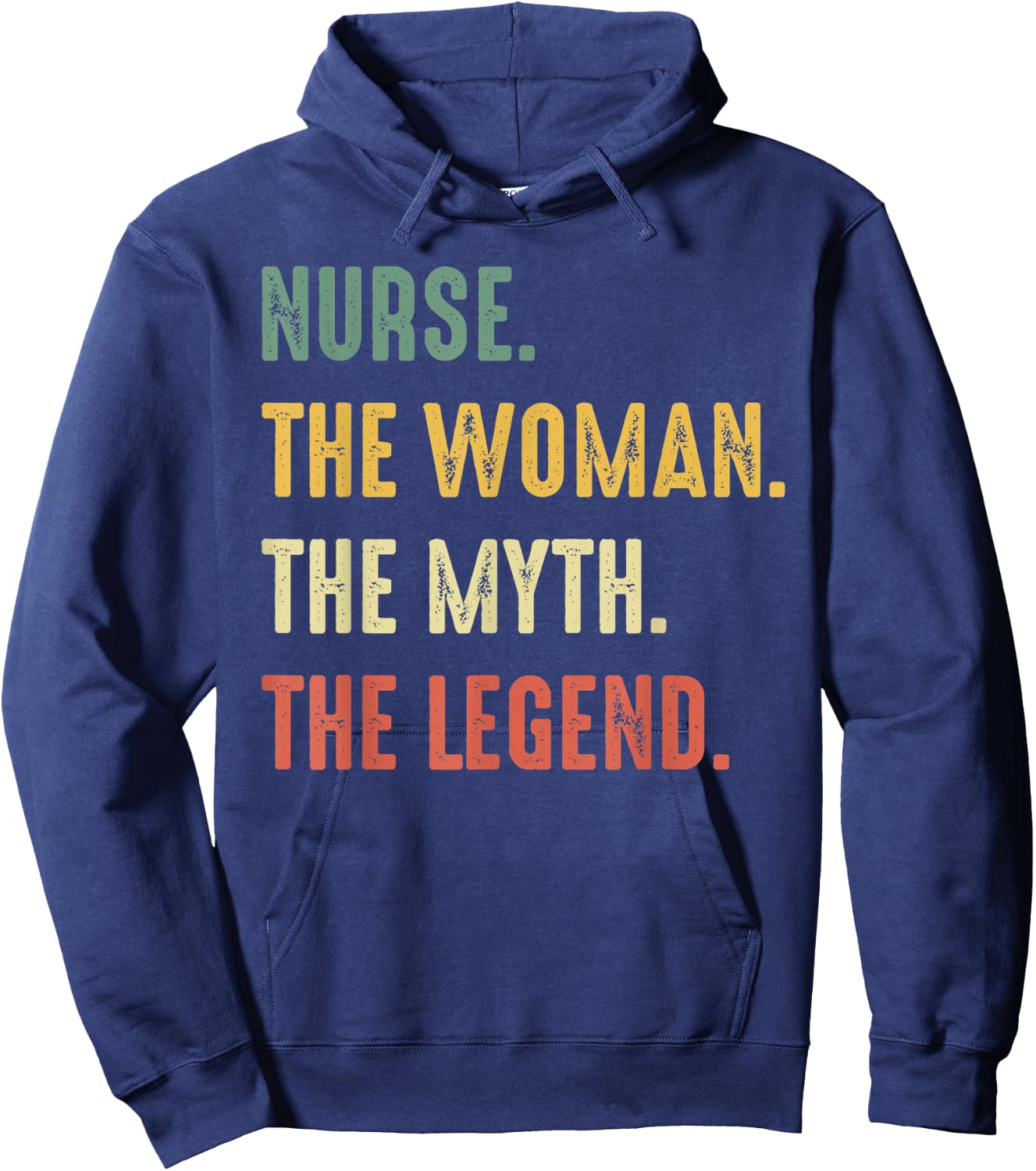 Nurse The Women The Myth The Legend Work Hospital Nursing Hoodie - Hoodie | Navy