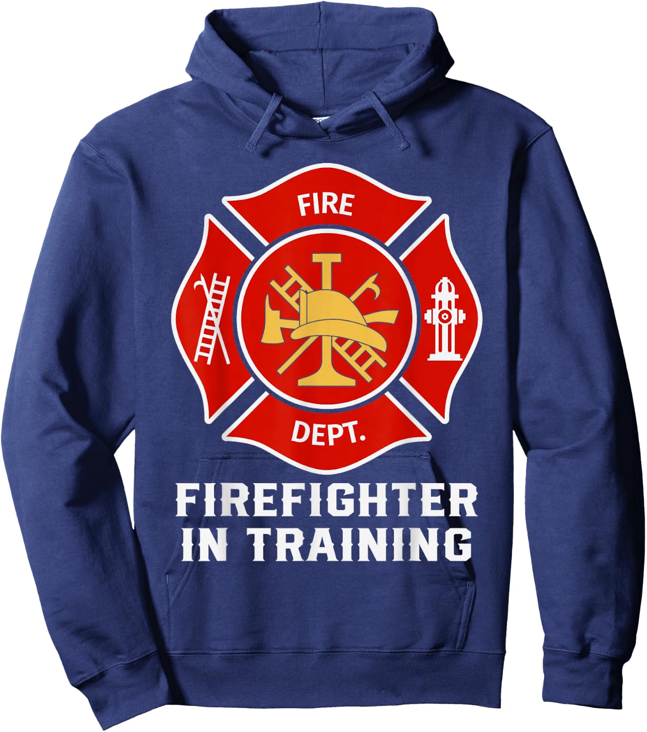 Firefighter In Training Fire Man Firefighter Day Gift Hoodie - Hoodie | Navy
