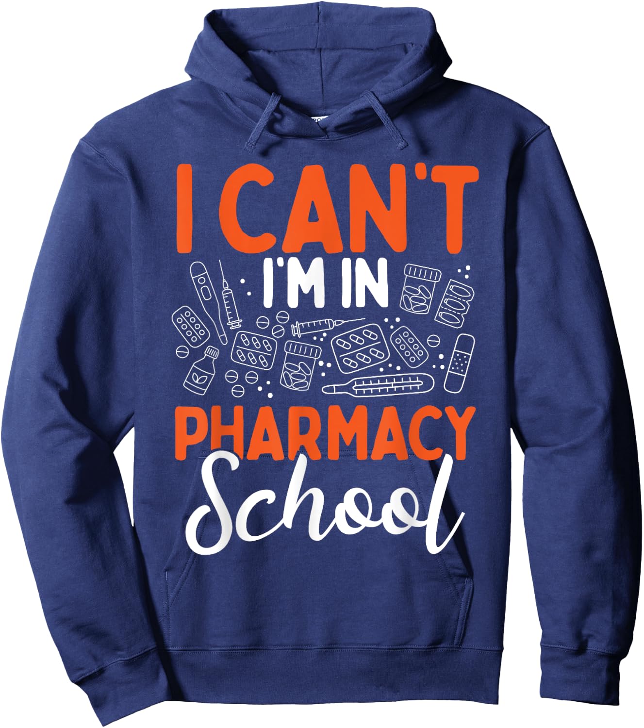 Pharmacy School Accessoires Future Pharmacist Essentials Hoodie - Hoodie | Navy