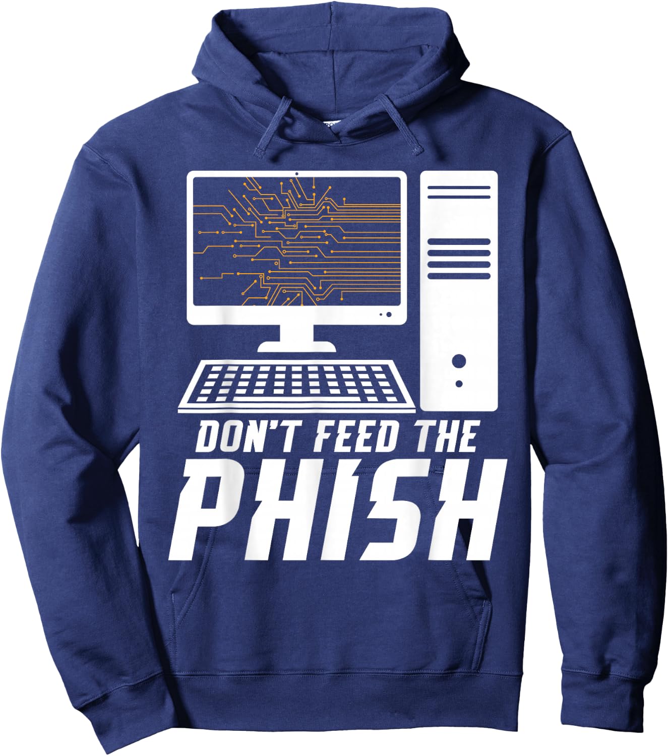 Hacking IT Technician Phish IT Tech Cybersecurity Specialist Hoodie - Hoodie | Navy