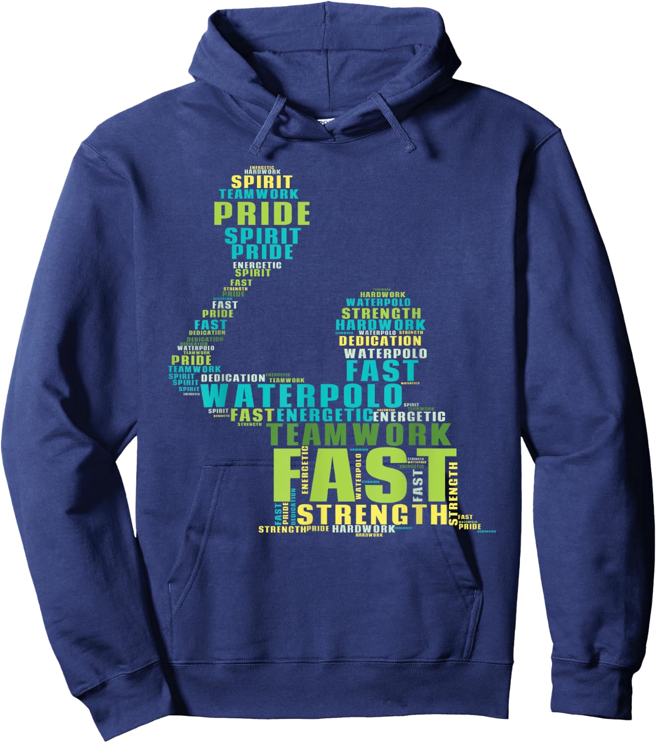 Water Polo Player Coach Sport Lover Athlete Swimmer Hoodie - Hoodie | Navy