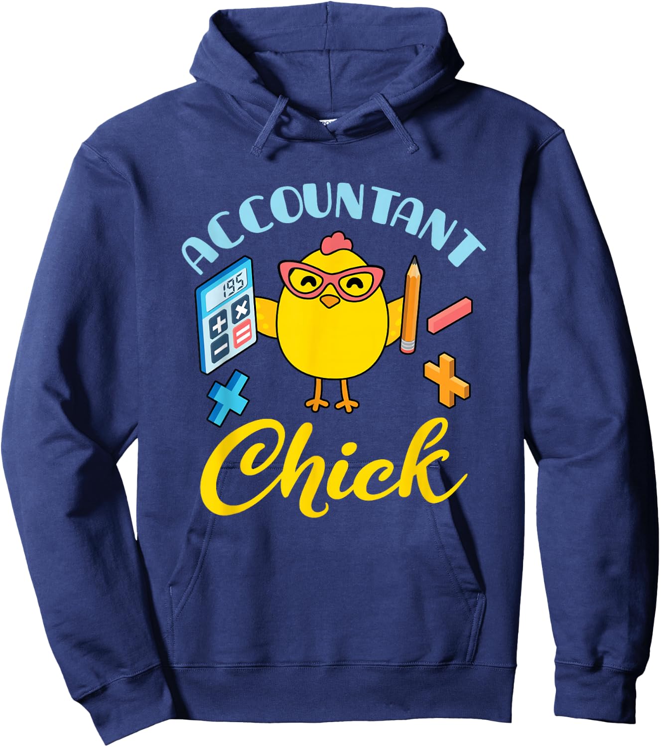 Funny Accountant Chick for CPA Bookkeeper Auditor Hoodie - Hoodie | Navy